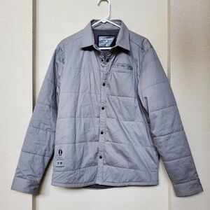 Bearded Goat Water Resistant Snap Jacket.  Size Large